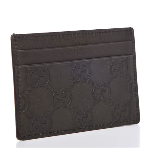 guccissima card holder.